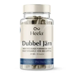 Heela Dubbel Järn 25 mg 90 kapslar