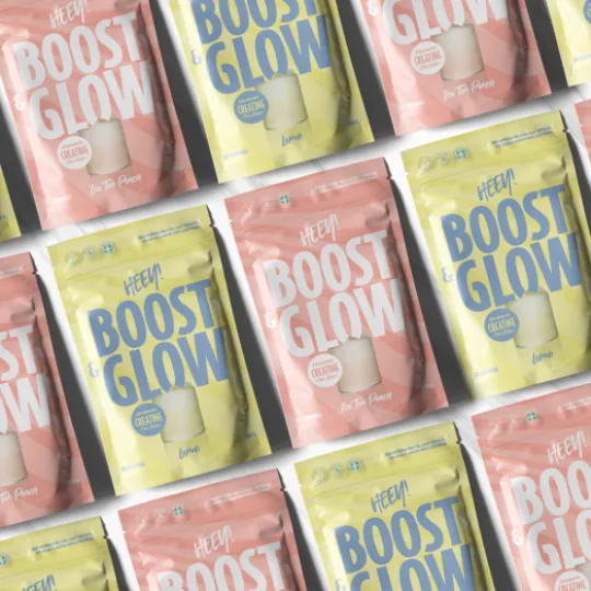 Heey! Boost & Glow Creatine + Coll-egan Lemon 300 g