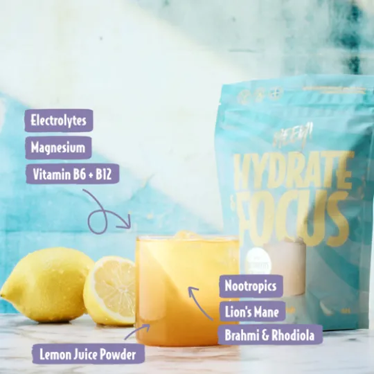 Heey! Elektrolyter + Lions Mane Lemon 240 g
