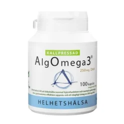 Helhetshälsa AlgOmega3 kallpressad (500 mg) 100 kapslar