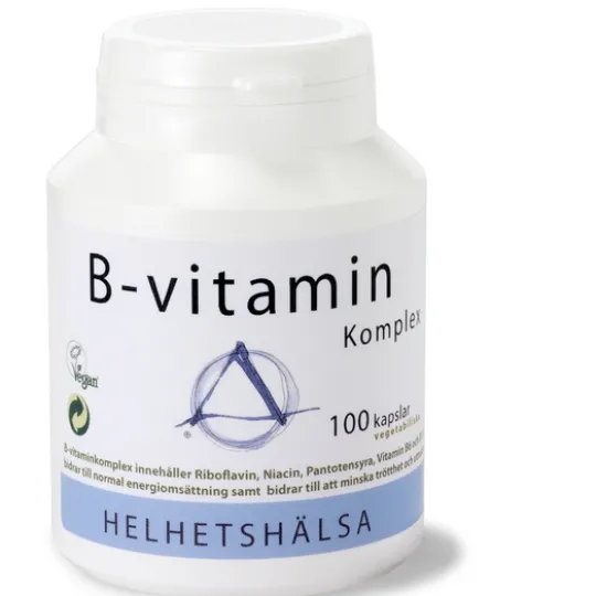 Helhetshälsa B-vitamin Komplex 100 kapslar