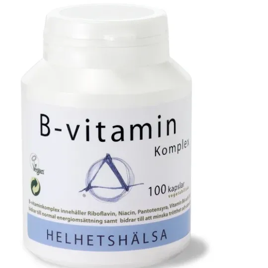 Helhetshälsa B-vitamin Komplex 100 kapslar