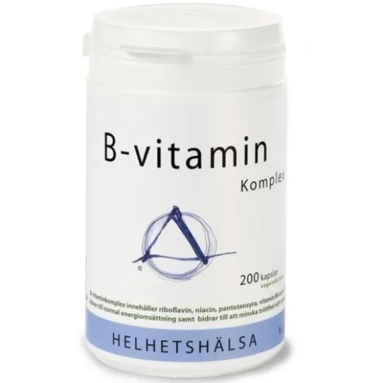 Helhetshälsa B-vitamin Komplex 200 kapslar