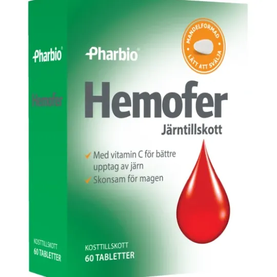 Hemofer Järn 60 tabletter