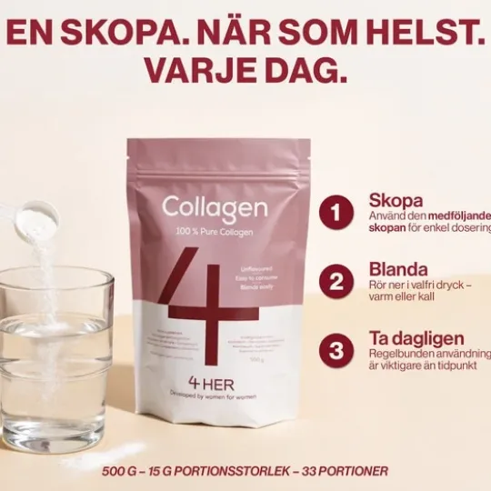 4HER Collagen Pure Kollagenpulver 500 g