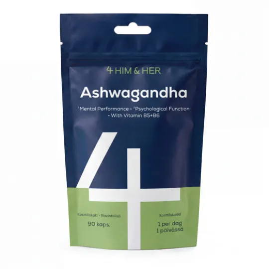 4HIM&HER Ashwagandha & B-vitaminer 90 kapslar