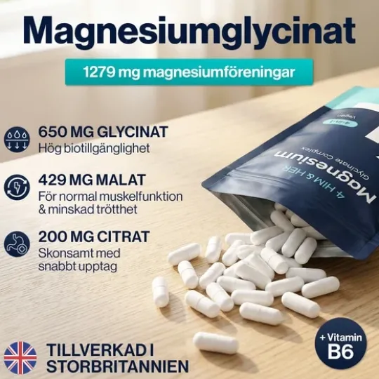 4HIM&HER Magnesium Glycinate Complex 90 kapslar