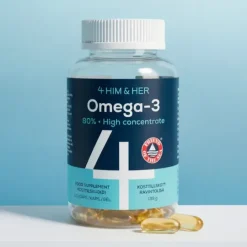 4HIM&HER Omega-3 80% Fiskeoljekapsel 120 kapslar