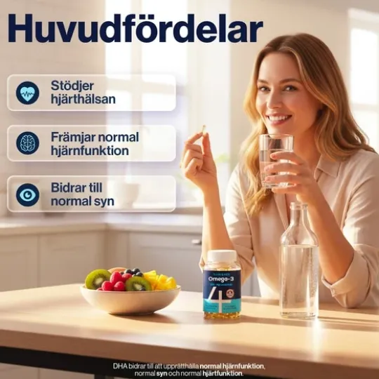 4HIM&HER Omega-3 80% Fiskeoljekapsel 120 kapslar