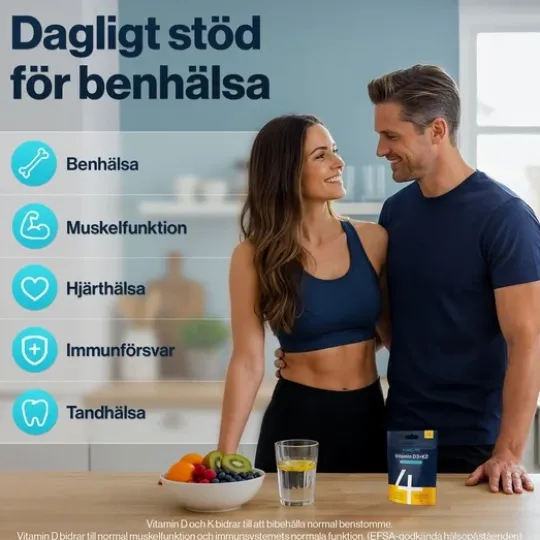 4HIM&HER Vitamin D3 + K2 365 tabletter