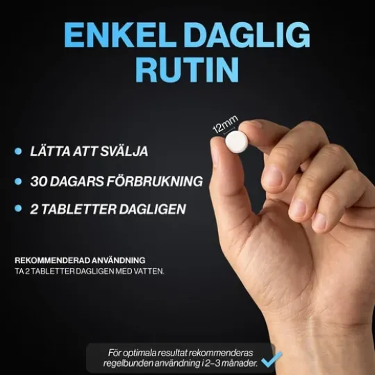 4HIM ProstaCare 60 tabletter – Kosttillskott för män 40+ med zink & selen