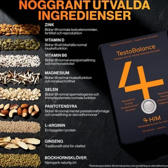 4HIM TestoBalance 60 tabletter