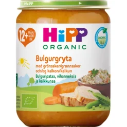 Hipp Bulgur med Grönsaker & Kalkon 12m 250 g