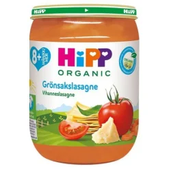 Hipp Grönsakslasagne 8m 190g