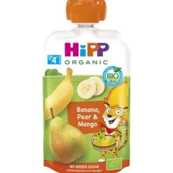 Hipp Klämmis Banan, Päron & Mango 4m 100 g
