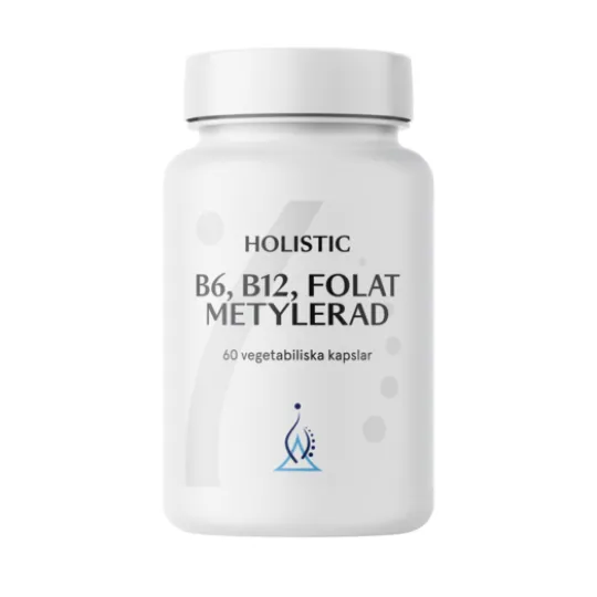 Holistic B6, B12, Folat Metylerad 60 kapslar