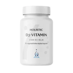 Holistic D-vitamin 2000 i Olja 90 kapslar
