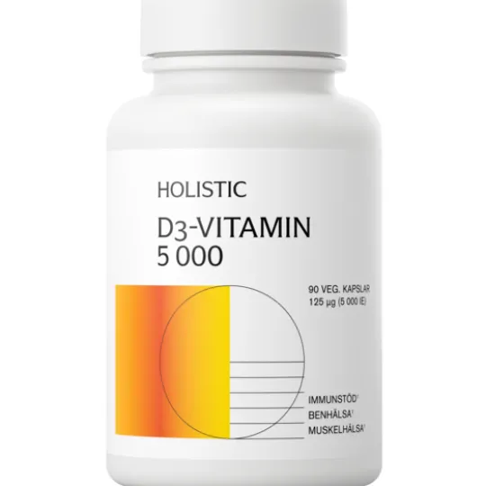 Holistic D-vitamin 5000 90 kapslar