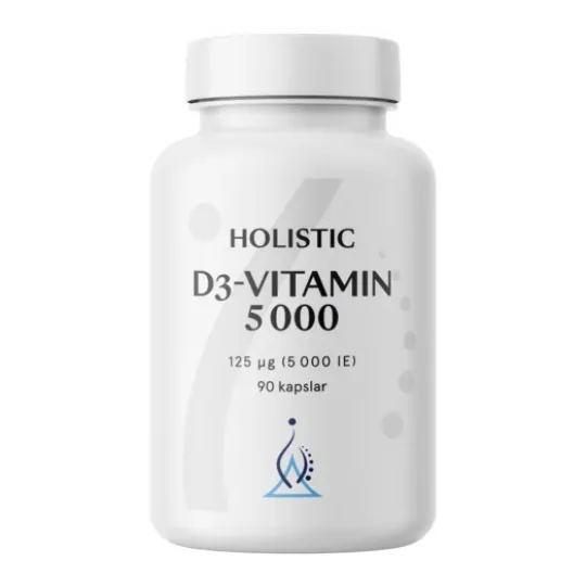 Holistic D-vitamin 5000 90 kapslar