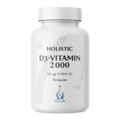 Holistic D-vitamin 2000 90 kapslar
