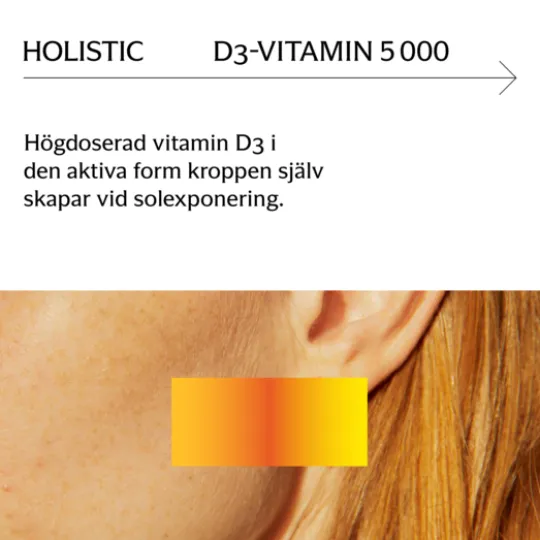 Holistic D-vitamin 5000 90 kapslar