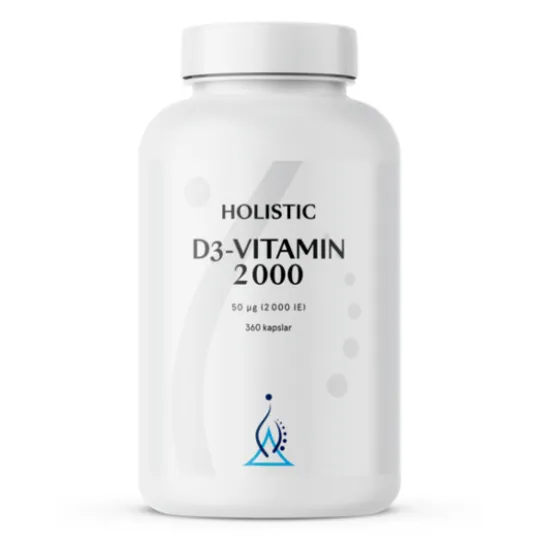 Holistic D3-vitamin 2000 360 kapslar