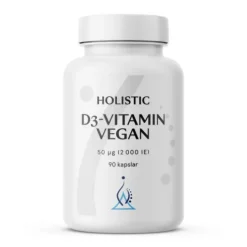 Holistic D3-vitamin Vegan 2000 IE (50 µg) 90 kapslar