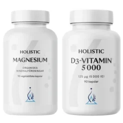 Holistic Magnesium + D-vitamin 5000 Grundpaket