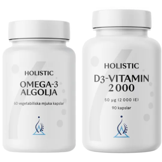 Holistic Omega-3 Algolja + D-vitamin Duo