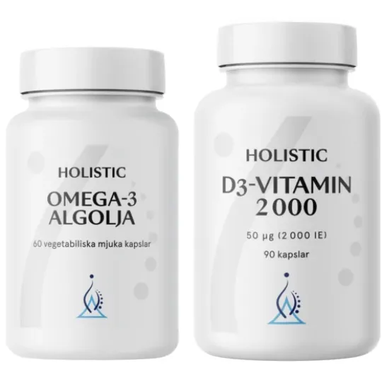 Holistic Omega-3 Algolja + D-vitamin Duo