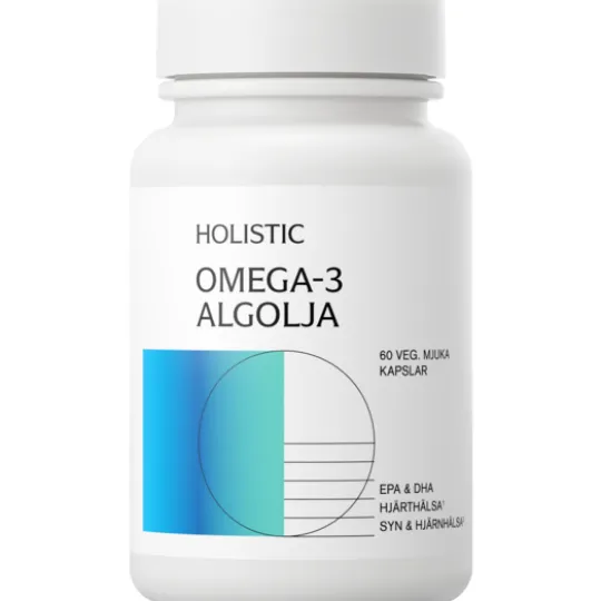Holistic Omega-3 Algolja 60 kapslar