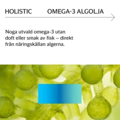 Holistic Omega-3 Algolja 60 kapslar