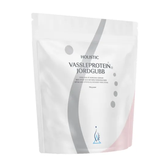 Holistic Vassleprotein Jordgubb 750 g