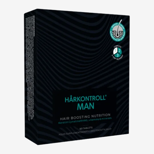 Hårkontroll Man Hair Boosting Nutrition 60 st