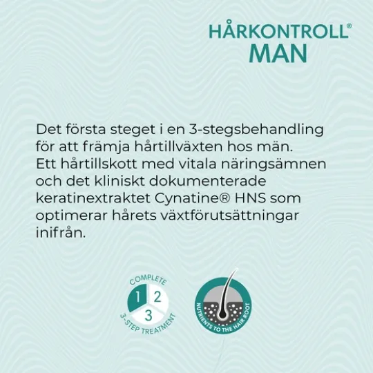 Hårkontroll Man Hair Boosting Nutrition 60 st