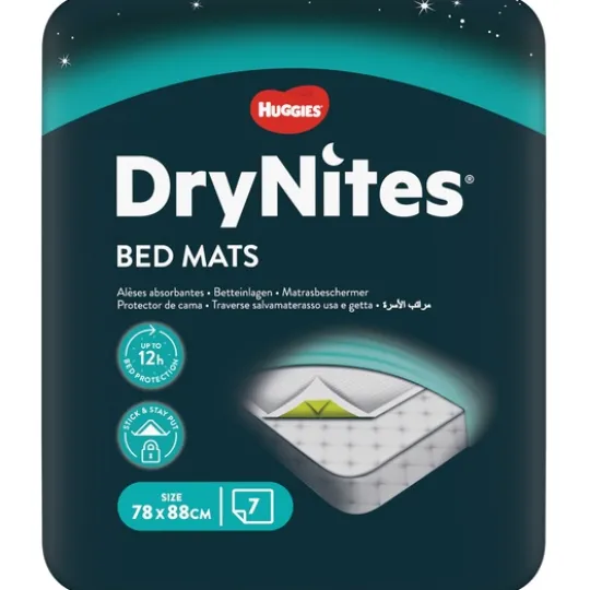 Huggies DryNites Bed Mats 78 x 88 cm 7 st