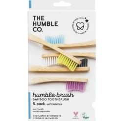 Humble Bambu Tandborstar Soft 5 st