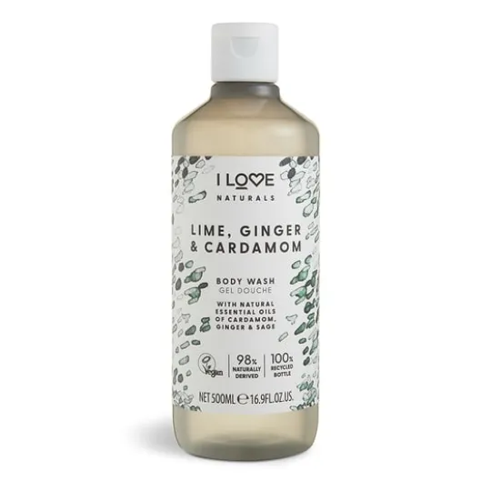 I LOVE Naturals Body Wash Lime Ginger & Cardamon 500 ml