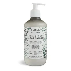 I LOVE Naturals Hand & Body Lotion Lime Ginger & Cardamon 500 ml