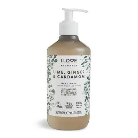 I LOVE Naturals Hand Wash Lime Ginger & Cardamon 500 ml