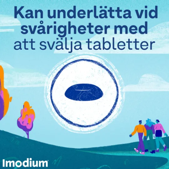 Imodium, Munsönderfallande tablett 2 mg 12 st
