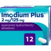 Imodium Plus tablett 2 mg/125 mg, 12 st