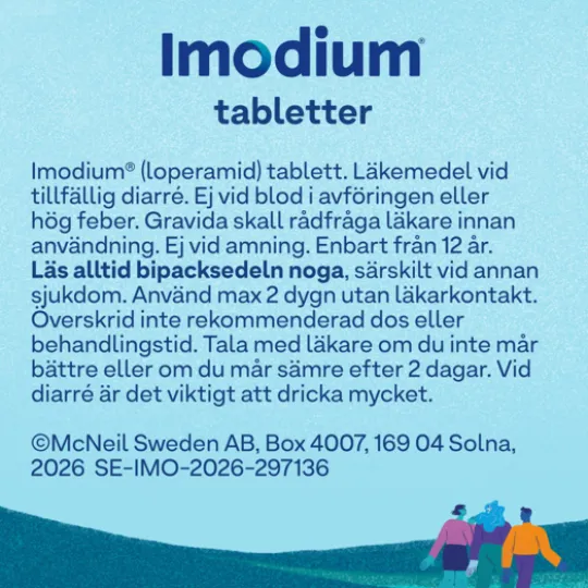 Imodium tablett 2 mg, 16 st