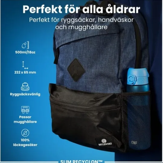 ION8 Vattenflaska Blå 500 ml