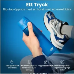 ION8 Vattenflaska Blå 500 ml