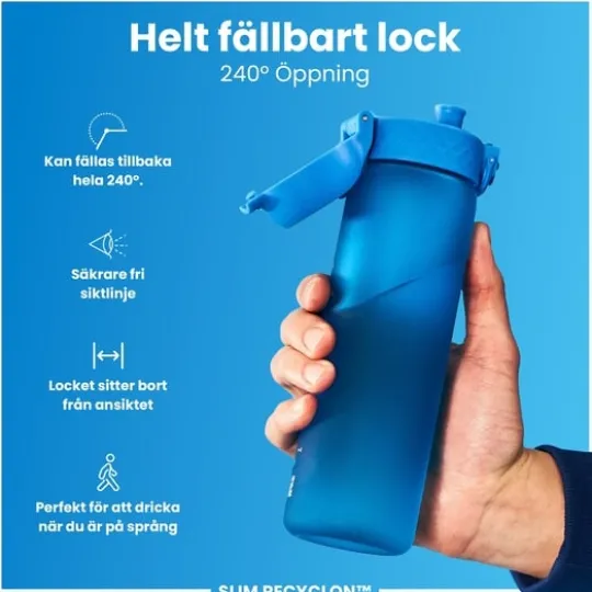 ION8 Vattenflaska Blå 500 ml