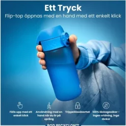 ION8 Vattenflaska För Barn Blå 350 ml