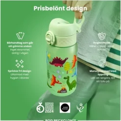 ION8 Vattenflaska För Barn Dinosaurier 350 ml