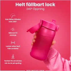 ION8 Vattenflaska För Barn Rosa 350 ml