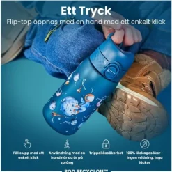 ION8 Vattenflaska För Barn Rymdresa 350 ml